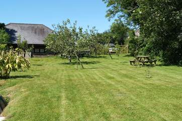 Guests are welcome to use the Owners' orchard.