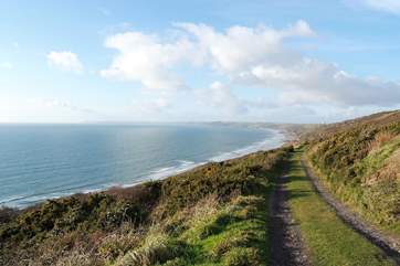 There are wonderful coastal walks in the area.