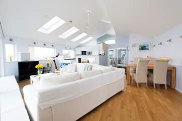The view through the living-area.