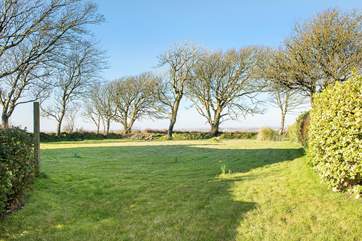 Owlets has a lovely garden with far reaching views