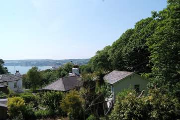 Little Woodlands is tucked on the ground floor of the white building on the right of this picture.