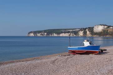 Seaton harbour and beach are within walking distance.