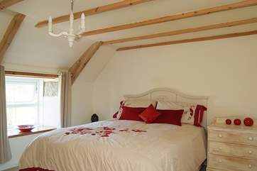 The spacious double bedroom (Bedroom 1).