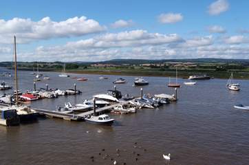 The Exe estuary from Topsham.