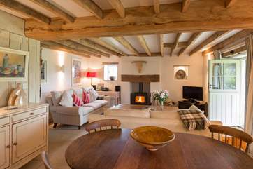 The ground floor is an open plan layout with a friendly warm feel but also plenty of space.