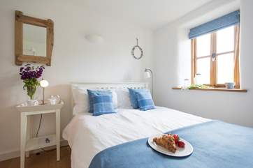 The double bedoom on the ground floor.
