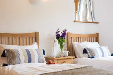 The twin bedroom.