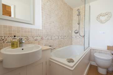 The gorgeous bathroom on the ground floor.