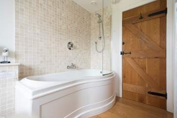 The bathroom.