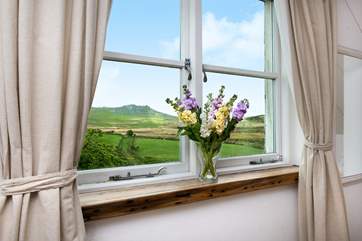 The view from the master bedroom is stunning.