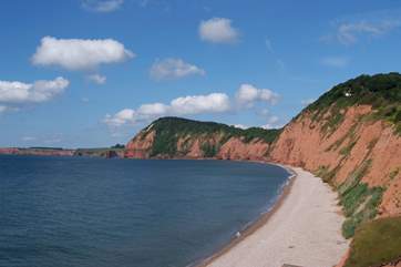 The amazing coastline at Sidmouth, a lovely Regency seaside town.