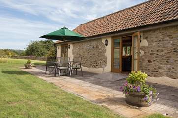 With the patio at the back of the cottage you will have complete privacy.