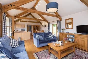Inside this cottage is a delight. Beautifully presented to the highest standard, light and airy, very comfortable and equipped as a home-from-home.