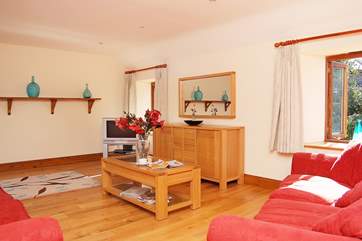 The spacious sitting-room.