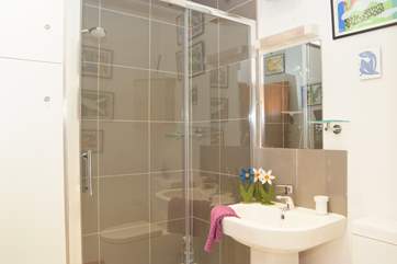 The en-suite shower room is brand new.