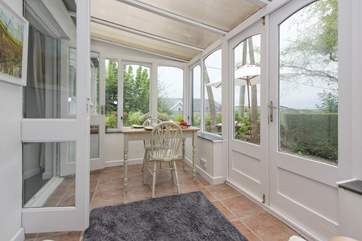 The glorious sun-room.