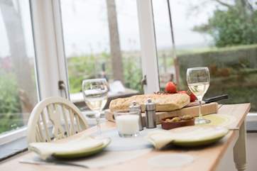 A sun-room with a view.