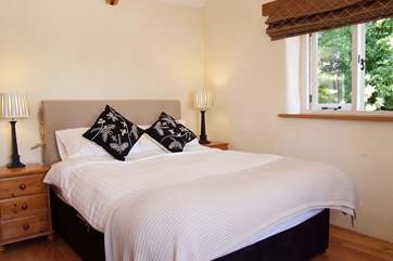 The lovely bedroom.