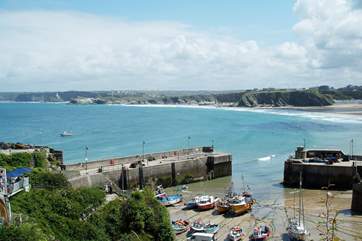The harbour at Newquay.