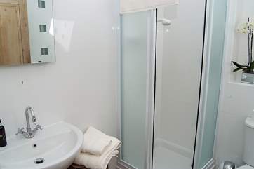 The shower-room.