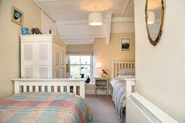 The twin bedroom