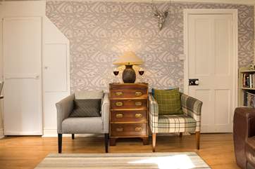 The cottage is so beautifully decorated throughout