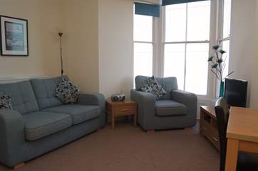 Relax in the sitting-area.