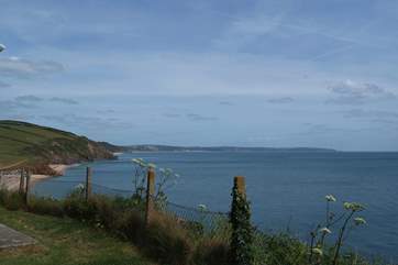 The sea views right on the doorstep, literally!