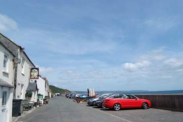 The Cricket Inn in Beesands is a walk along the cliff - not for the faint-hearted.
