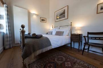 Snuggle up in the comfortable king-size bed.