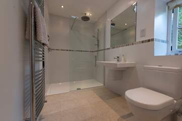 The shower-room.