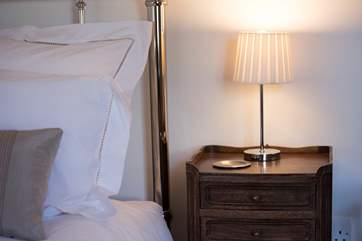 Lovely White Company bedding.
