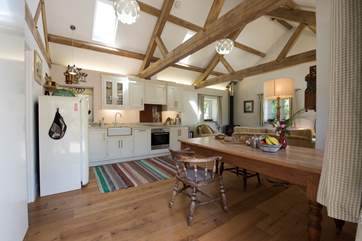The kitchen/dining-area.