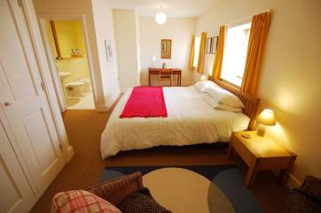 The double bedroom is very spacious.
