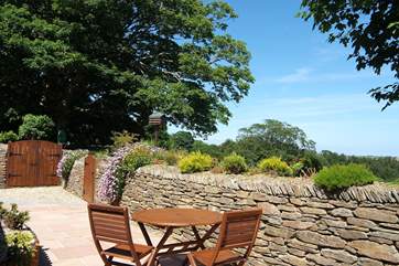 The courtyard is a real little sun-trap, perfect for sitting with a book and a drink.