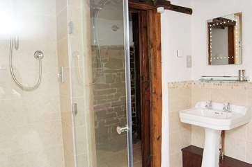 The shower-room complete with power shower.