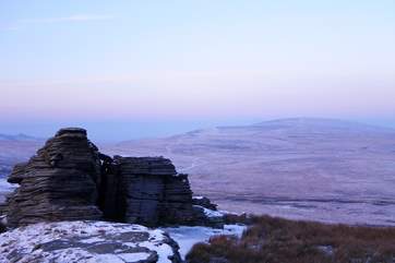 Watern Tor looking to Corsdon. Wrap up warm and enjoy a bracing walk, whatever the time of year.