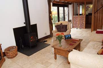 Dreamcatcher is very spacious for two and the wood-burner is a real treat.