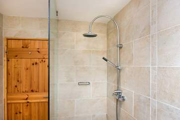 ....and has a great shower.