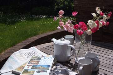 This is a very peaceful place to sit and relax over a lazy breakfast.