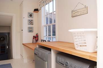 The first floor utility-area.