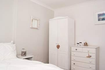 Plenty of storage in the double bedroom.