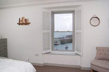 Sea views from the master bedroom (Bedroom 1).