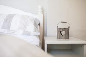 Minimal and neutral decor.