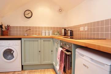 The kitchen.