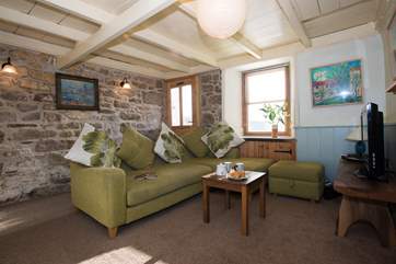 A comfortable suite to chill on.