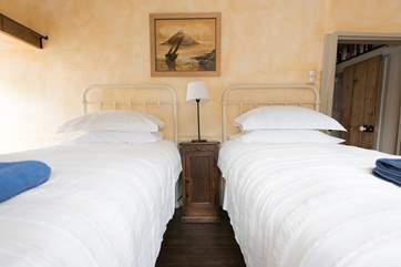 The twin bedroom.