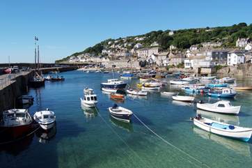 Mousehole is just two miles away along the coastal path.