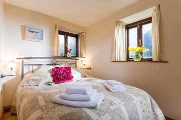 The comfortable bedroom.