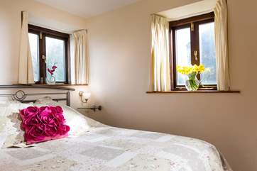 The bedroom.